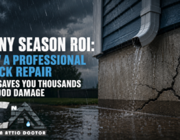 Rainy Season ROI How a Professional Crack Repair Now Saves You Thousands in Flood Damage