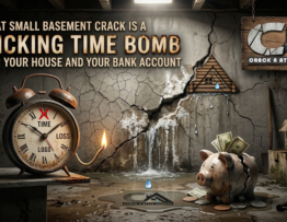 ⏳ That Small Basement Crack is a Ticking Time Bomb for Your House and Your Bank Account