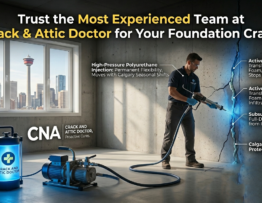 Trust the Most Experienced Team at Crack & Attic Doctor for Your Foundation Crack