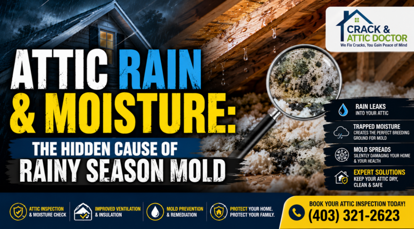 Attic Rain & Moisture The Hidden Cause of Rainy Season Mold