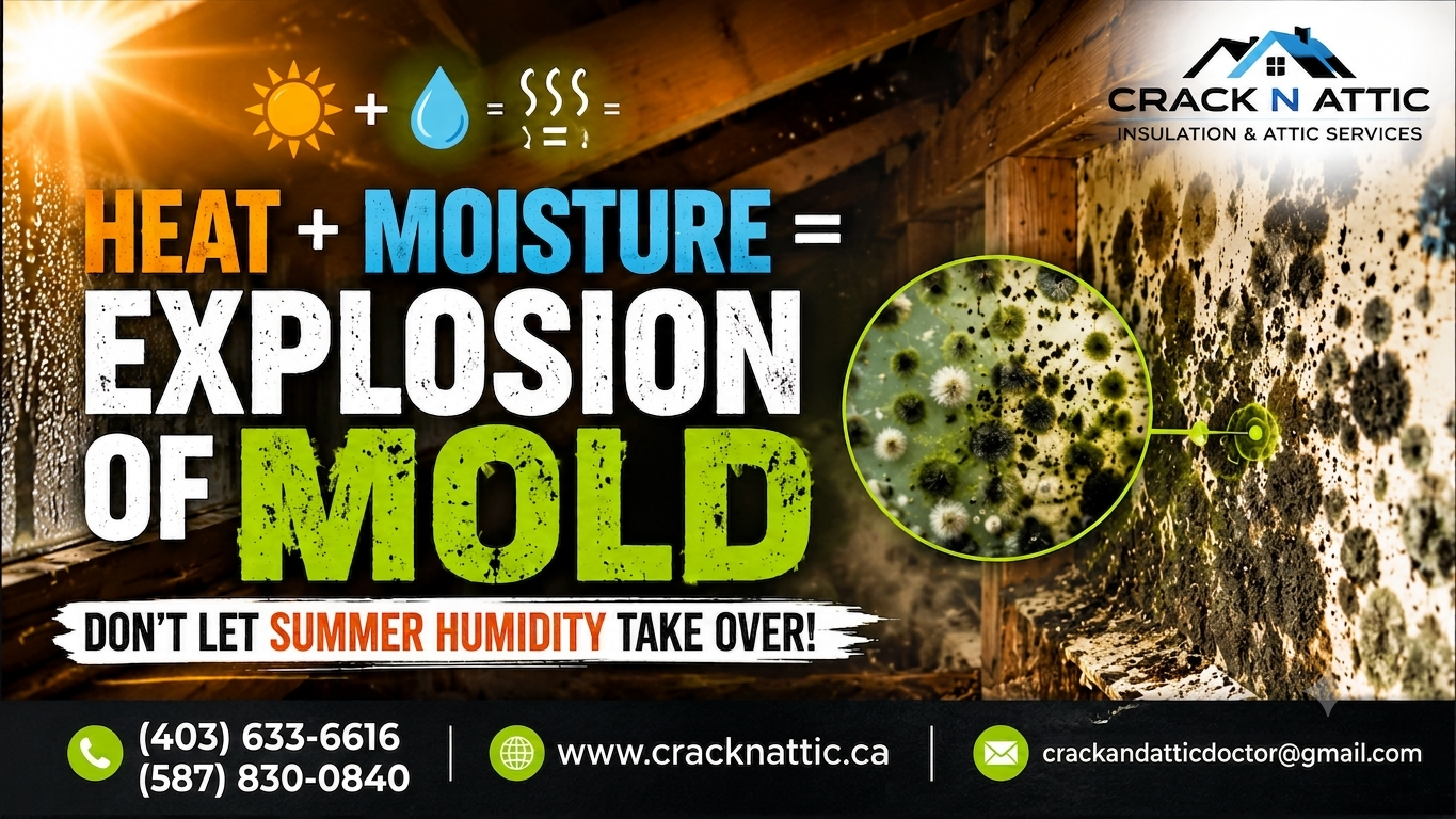 Heat + Moisture = Explosion of Mold Don’t Let Summer Humidity Take Over!