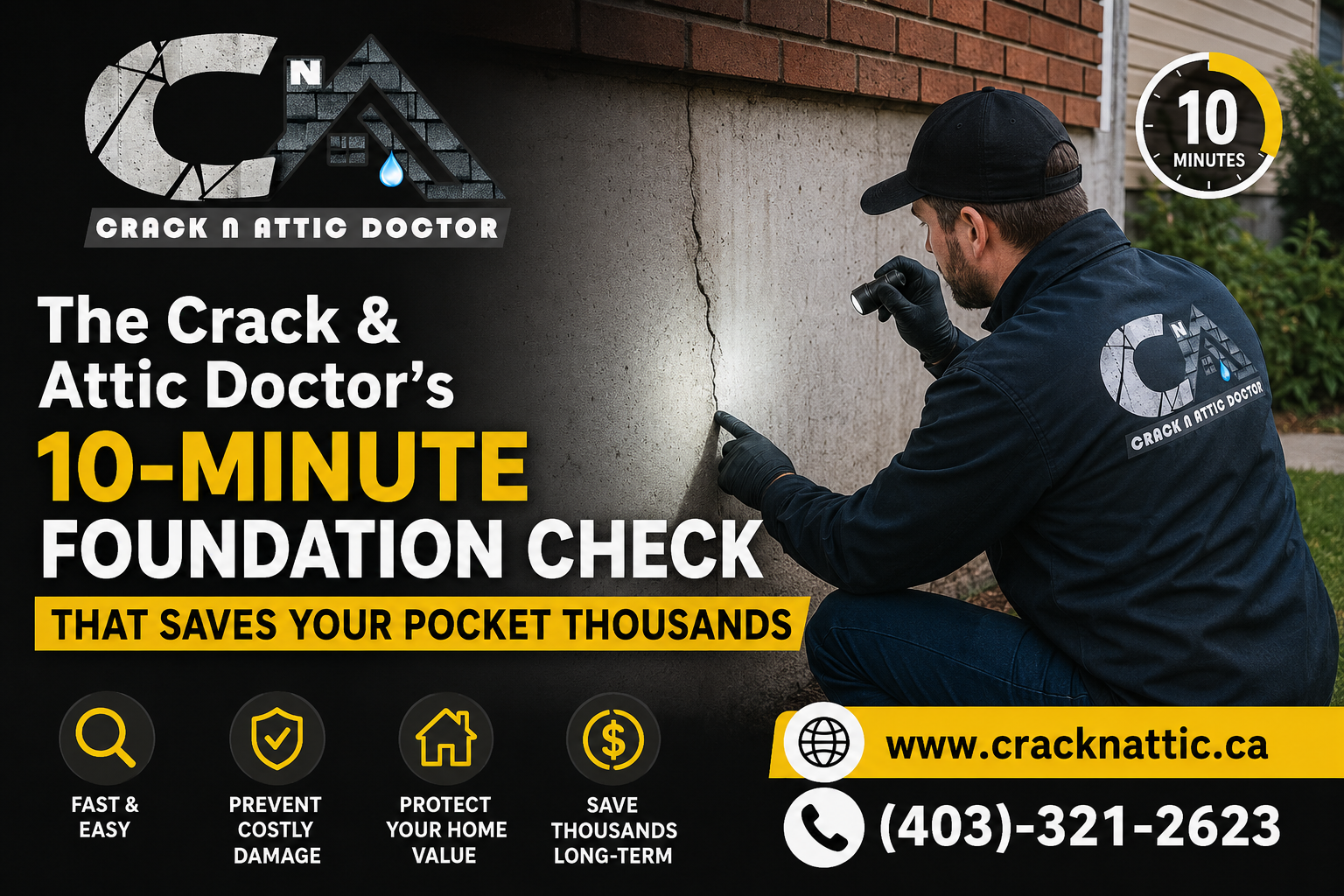 The Crack & Attic Doctor’s 10-Minute Foundation Check That Saves Your Pocket Thousands