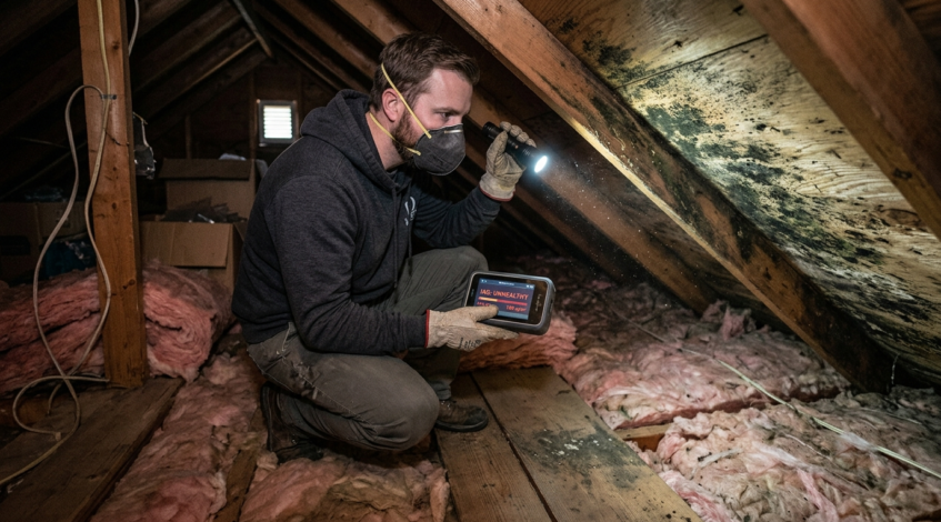 What You Can't See Can Hurt You A Story of Attic Mold and Indoor Air Quality