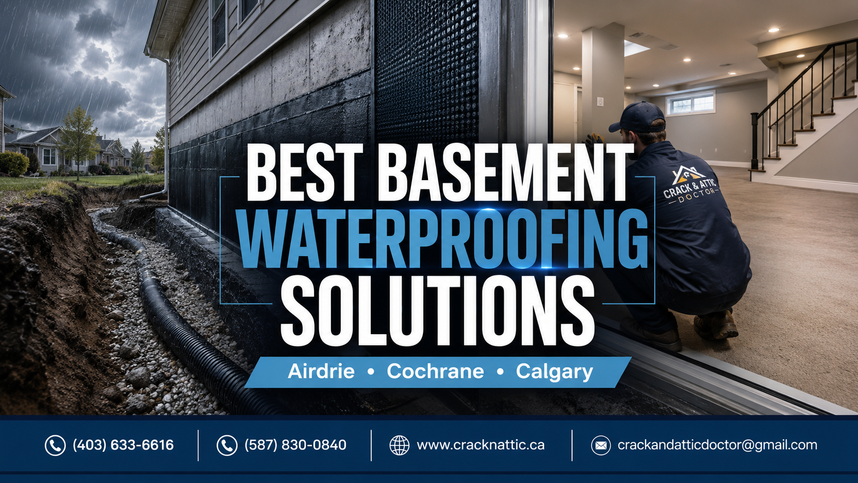Best Basement Waterproofing Solutions for Homes in Airdrie, Cochrane, and Calgary