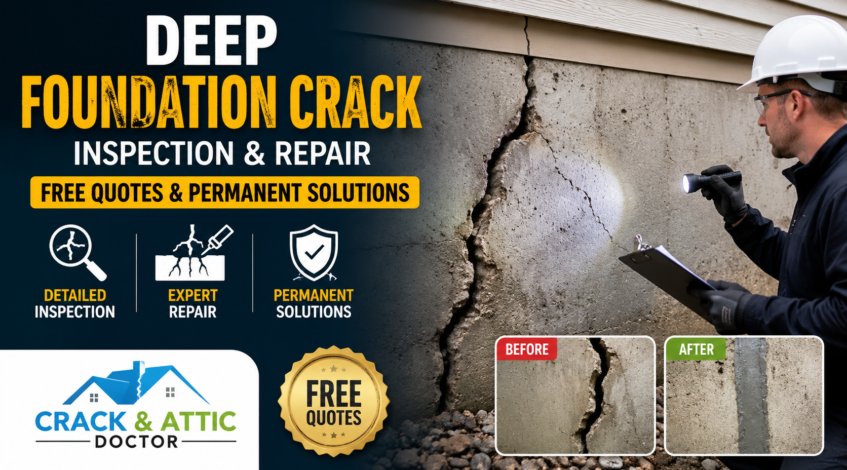 Deep Foundation Crack Inspection & Repair Free Quotes & Permanent Solutions