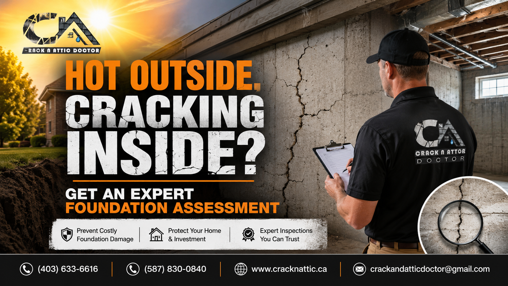 Hot Outside, Cracking Inside Get an Expert Foundation Assessment