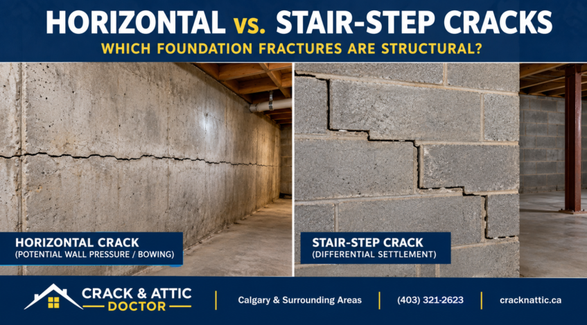 Horizontal vs. Stair-Step Cracks Which Foundation Fractures Are Structural