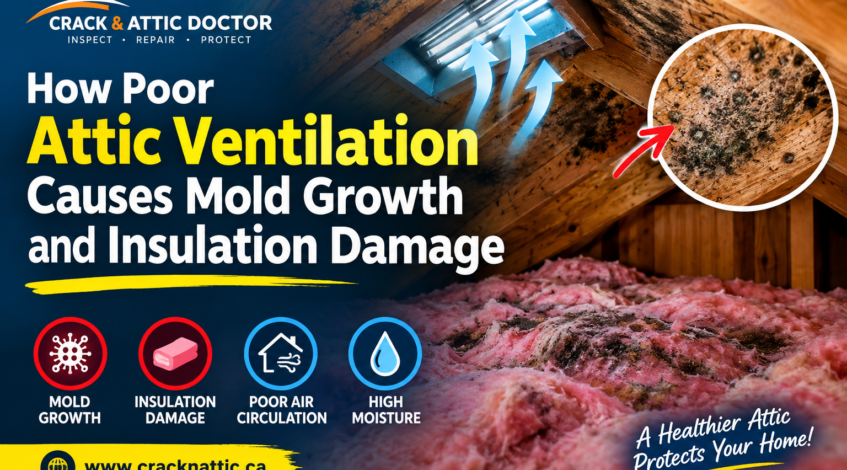 How Poor Attic Ventilation Causes Mold Growth and Insulation Damage