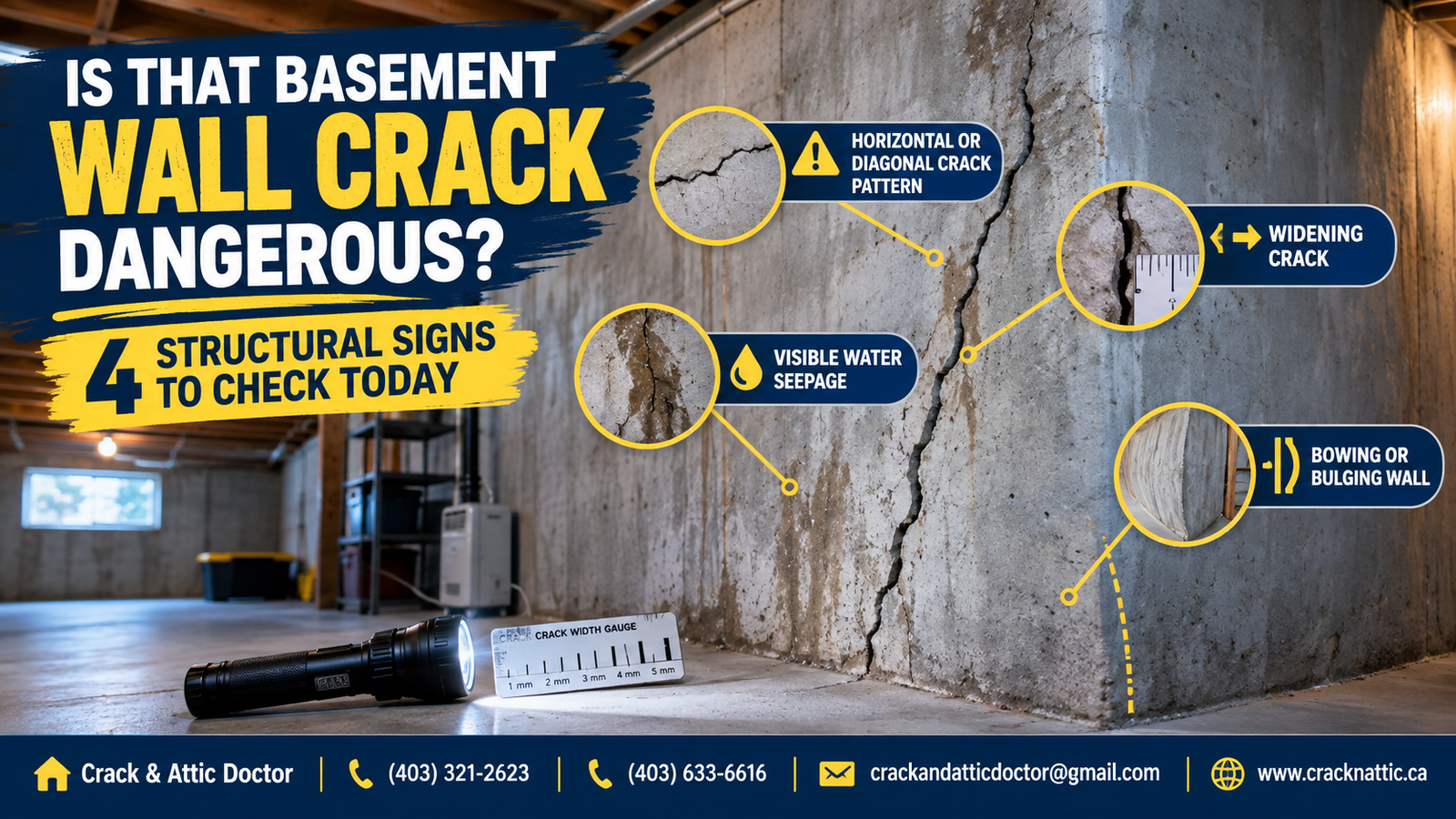 Is That Basement Wall Crack Dangerous 4 Structural Signs to Check Today