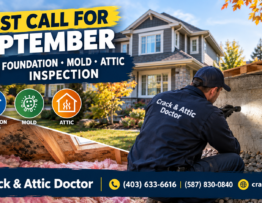 Last Call for September Claim Your $0 Foundation Crack, Mold, or Attic Inspection