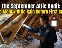 The September Attic Audit Stop Mold & Attic Rain Before First Snow