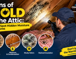 Attic Mold Warning Signs Infographic