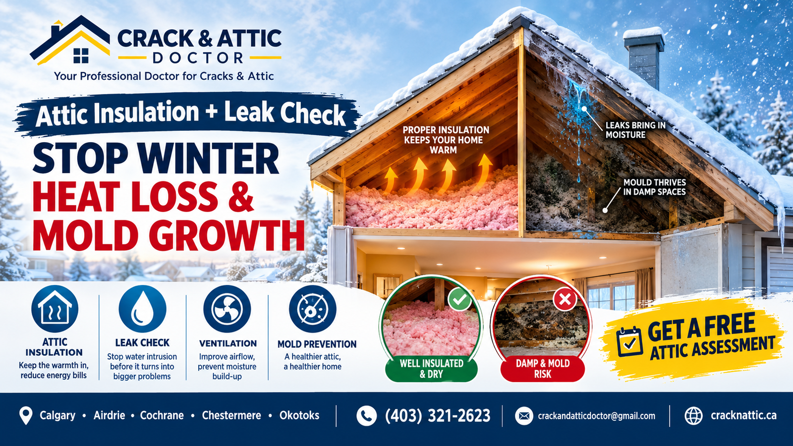 Stop Winter Attic Heat Loss