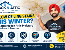 Yellow Ceiling Stains This Winter Catch Hidden Attic Moisture Before It Freezes
